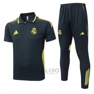 Completo polo Real Madrid 2025-2026 Grigio Scuro