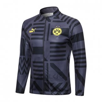 Giacca Borussia Dortmund 2022-2023 Nero e Grigio