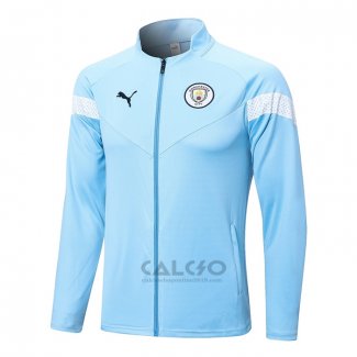 Giacca Manchester City 2022-2023 Blu Claro