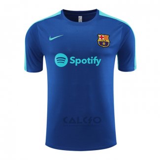 Maglia Allenamento FC Barcellona 2023-2024 Blu