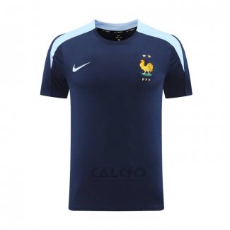 Maglia Allenamento Francia 2024-2025 Blu