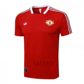 Maglia Allenamento Manchester United 2025-2026 Rosso