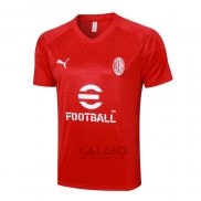 Maglia Allenamento Milan 2023-2024 Rosso