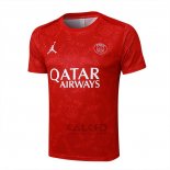 Maglia Allenamento Paris Saint-Germain Jordan 2024-2025 Rosso