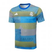 Maglia Allenamento Real Madrid 2025-2026 Blu Verde