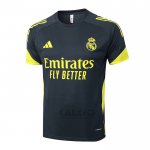 Maglia Allenamento Real Madrid 2025-2026 Nero Giallo