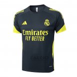 Maglia Allenamento Real Madrid 2025-2026 Nero Giallo