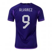 Maglia Argentina Giocatore Alvarez Away 2022