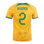 Maglia Australia Giocatore Degenek Home 2022