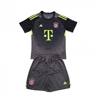 Maglia Bayern Monaco Portiere Bambino 2025-2026 Nero