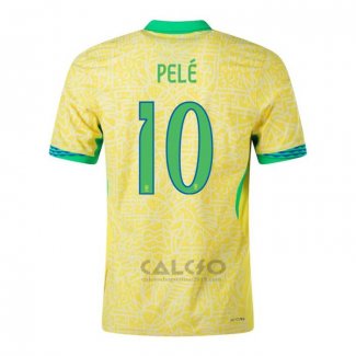 Maglia Brasile Giocatore Pele Home 2024