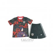 Maglia Giappone Anime Bambino 2025-2026 Nero Rosso