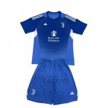 Maglia Juventus Portiere Bambino 2025-2026 Blu