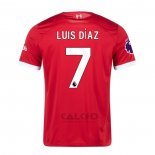 Maglia Liverpool Giocatore Luis Diaz Home 2023-2024