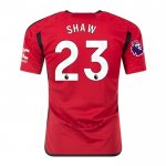 Maglia Manchester United Giocatore Shaw Home 2023-2024