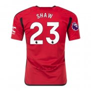 Maglia Manchester United Giocatore Shaw Home 2023-2024