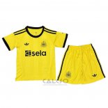Maglia Newcastle United Portiere Bambino 2025-2026 Giallo
