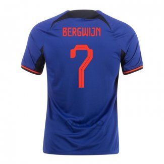 Maglia Paesi Bassi Giocatore Bergwijn Away 2022