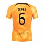Maglia Paesi Bassi Giocatore De Vrij Home 2022
