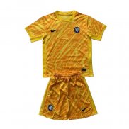 Maglia Paesi Bassi Portiere Away Bambino 2024