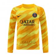 Maglia Paris Saint-Germain Portiere Manica Lunga 2023-2024 Giallo