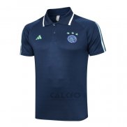 Maglia Polo Ajax 2023-2024 Blu