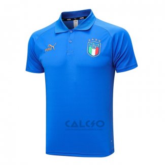 Maglia Polo Italia 2023-2024 Blu