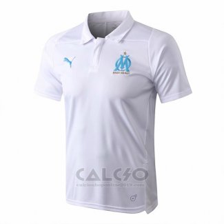 Maglia Polo Olympique Marsiglia 18-19 Bianco