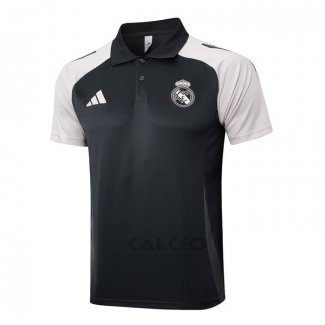 Maglia Polo Real Madrid 2024-2025 Grigio