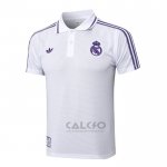Maglia Polo Real Madrid 2025-2026 Bianco Purpura