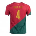 Maglia Portogallo Giocatore Ruben Dias Home 2022