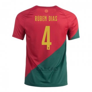 Maglia Portogallo Giocatore Ruben Dias Home 2022