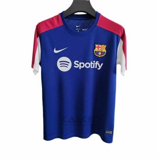 Maglia Prematch FC Barcellona 2025-2026 Blu
