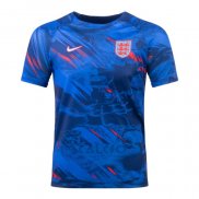 Maglia Prematch Inghilterra 2022 Blu