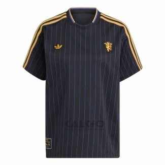 Maglia Prematch Manchester United 2025-2026 Nero