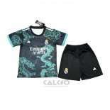 Maglia Real Madrid Dragon Bambino 2025-2026 Nero