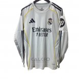 Maglia Real Madrid Home Manica Lunga 2025-2026