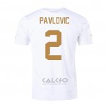 Maglia Serbia Giocatore Pavlovic Away 2022