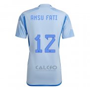 Maglia Spagna Giocatore Ansu Fati Away 2022