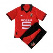 Maglia Stade Rennais Home Bambino 2023-2024