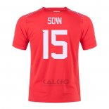 Maglia Svizzera Giocatore Sow Home 2022