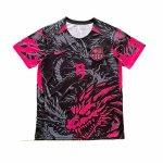 Maglia FC Barcellona Dragon 2025-2026 Nero Rosso Thailandia