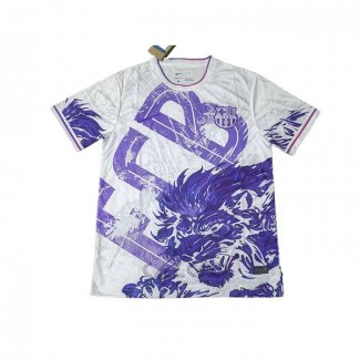 Maglia FC Barcellona Special 2025-2026 Bianco Purpura Thailandia