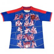 Maglia Giappone Cartoon 2024-2025 Blu Thailandia