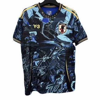 Maglia Giappone Y-3 Anime 2025-2026 Blu Thailandia