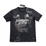 Maglia Real Madrid Dragon 2024 Nero Thailandia