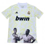 Maglia Real Madrid Special 2025-2026 Bianco Giallo Thailandia
