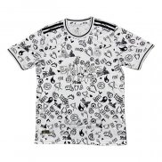 Maglia Real Madrid Special 2025-2026 Bianco Nero Thailandia