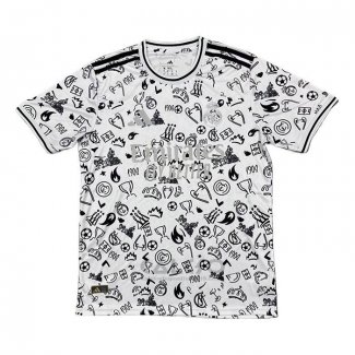 Maglia Real Madrid Special 2025-2026 Bianco Nero Thailandia