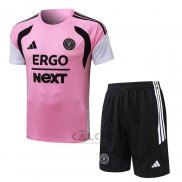 Tuta da Track Inter Miami Manica Corta 2026-2027 Rosa - Pantaloncini